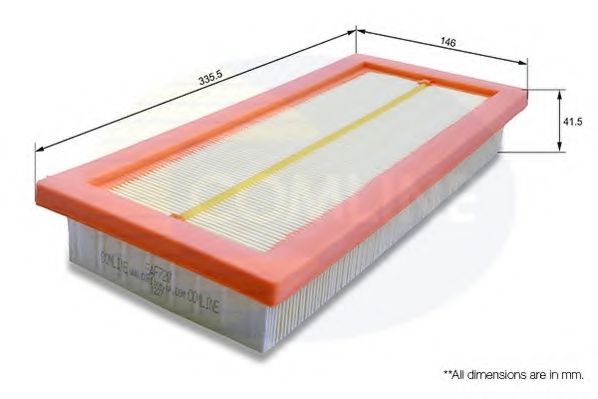COMLINE - EAF720 - Воздушный фильтр (Система подачи воздуха)