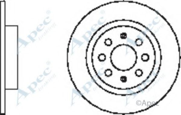 APEC BRAKING - DSK2395 - Тормозной диск (Тормозная система)