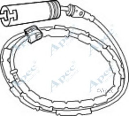 APEC BRAKING - WIR5245 - Указатель износа, накладка тормозной колодки (Тормозная система)