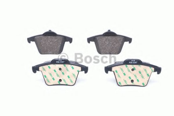 BOSCH - 0 986 494 102 - Комплект тормозных колодок, дисковый тормоз (Тормозная система)