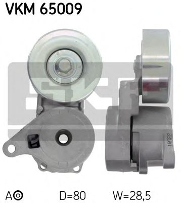 SKF - VKM 65009 - Натяжной ролик, поликлиновойремень (Ременный привод)