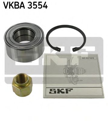 SKF - VKBA 3554 - Комплект подшипника ступицы колеса (Подвеска колеса)