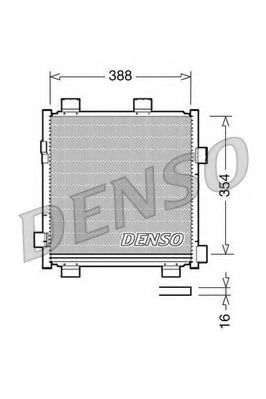 DENSO - DCN50040 - Конденсатор, кондиционер (Кондиционер)