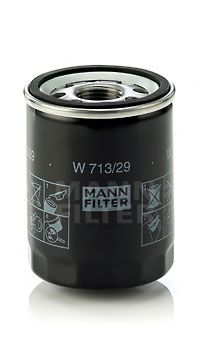 MANN-FILTER - W 713/29 - Масляный фильтр (Смазывание)