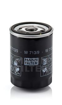 MANN-FILTER - W 713/9 - Масляный фильтр (Смазывание)