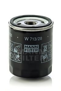 MANN-FILTER - W 713/28 - Масляный фильтр (Смазывание)