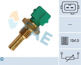 FAE - 33360 - Датчик, температура охлаждающей жидкости (Приготовление смеси)