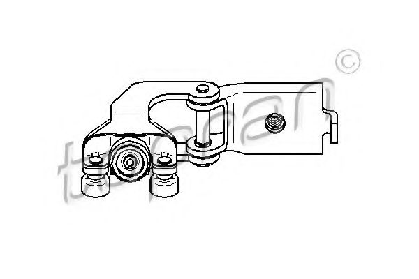 TOPRAN - 111 446 - Направляющая ролика, сдвижная дверь (Кузов)
