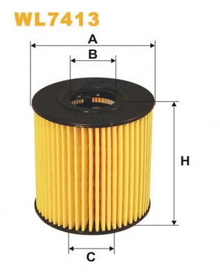 WIX FILTERS - WL7413 - Масляный фильтр (Смазывание)