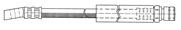 CEF - 510373 - Тормозной шланг (Тормозная система)