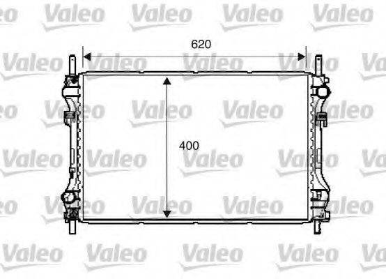 VALEO - 734293 - Радиатор, охлаждение двигателя (Охлаждение)