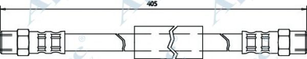 APEC BRAKING - HOS3625 - Тормозной шланг (Тормозная система)