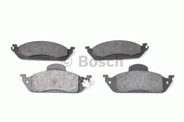 BOSCH - 0 986 424 611 - Комплект тормозных колодок, дисковый тормоз (Тормозная система)