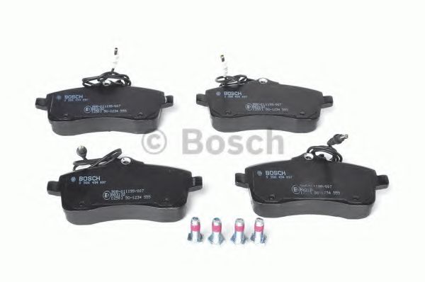 BOSCH - 0 986 494 097 - Комплект тормозных колодок, дисковый тормоз (Тормозная система)