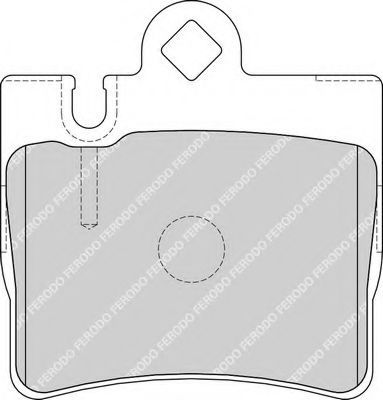 FERODO - FDB1427 - Комплект тормозных колодок, дисковый тормоз (Тормозная система)