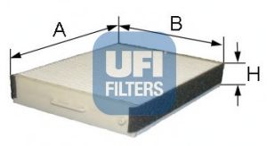 UFI - 53.077.00 - Фильтр, воздух во внутренном пространстве (Отопление / вентиляция)