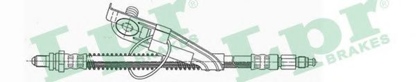 LPR - 6T46780 - Тормозной шланг (Тормозная система)