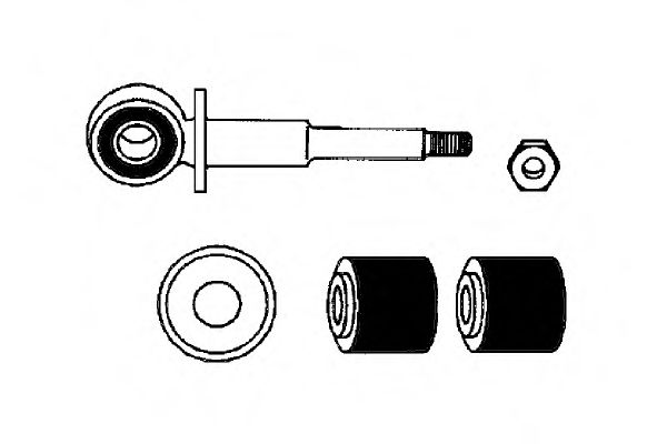 OCAP - 0181099-K - Ремкомплект, соединительная тяга стабилизатора (Подвеска колеса)