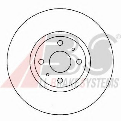 A.B.S. - 16153 - Тормозной диск (Тормозная система)
