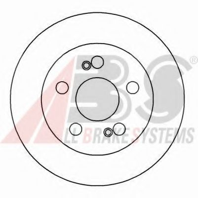 A.B.S. - 16216 - Тормозной диск (Тормозная система)