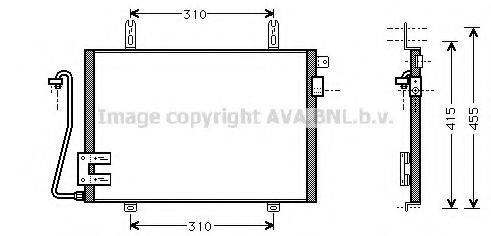 AVA QUALITY COOLING - RT5221 - Конденсатор, кондиционер (Кондиционер)