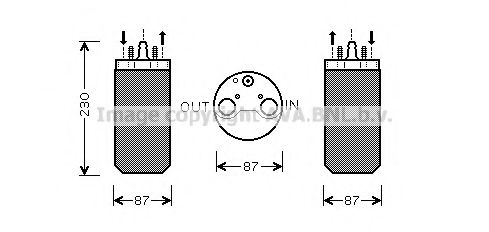 AVA QUALITY COOLING - RTD350 - Осушитель, кондиционер (Кондиционер)