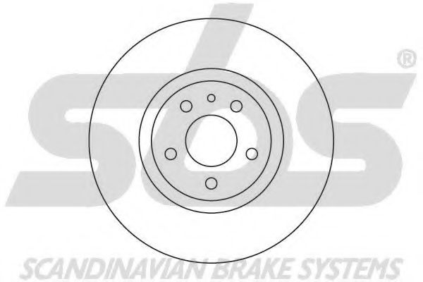 SBS - 1815201017 - Тормозной диск (Тормозная система)