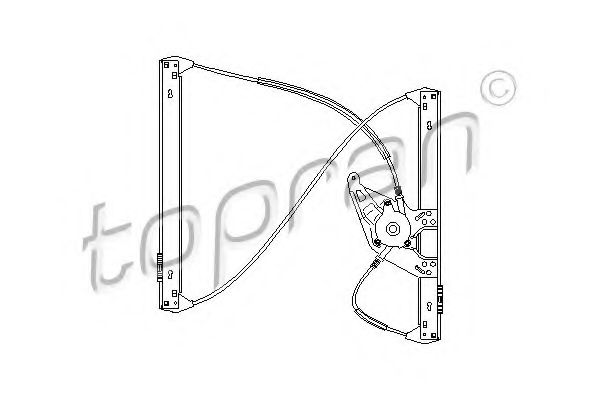 TOPRAN - 110 451 - Подъемное устройство для окон (Внутренняя отделка)