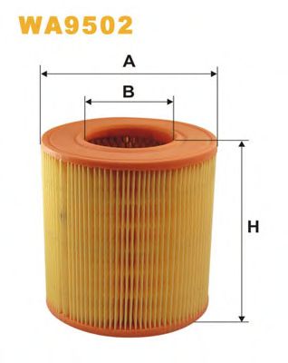 WIX FILTERS - WA9502 - Воздушный фильтр (Система подачи воздуха)