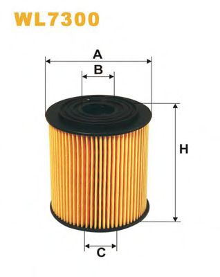 WIX FILTERS - WL7300 - Масляный фильтр (Смазывание)