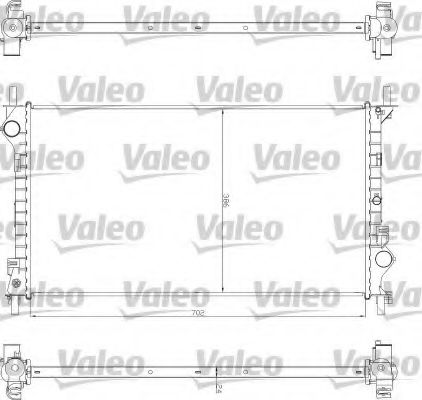 VALEO - 735043 - Радиатор, охлаждение двигателя (Охлаждение)