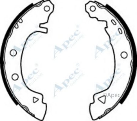 APEC BRAKING - SHU539 - Комплект тормозных колодок (Тормозная система)