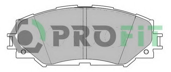 PROFIT - 5000-2012 - Комплект тормозных колодок, дисковый тормоз (Тормозная система)