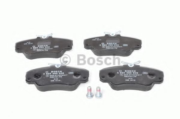 BOSCH - 0 986 460 939 - Комплект тормозных колодок, дисковый тормоз (Тормозная система)