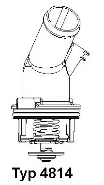 WAHLER - 4814.92D - Термостат, охлаждающая жидкость (Охлаждение)