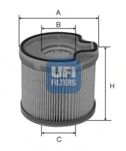 UFI - 26.691.00 - Топливный фильтр (Система подачи топлива)