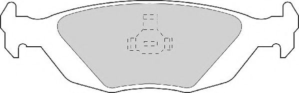 NECTO - FD6285A - Комплект тормозных колодок, дисковый тормоз (Тормозная система)