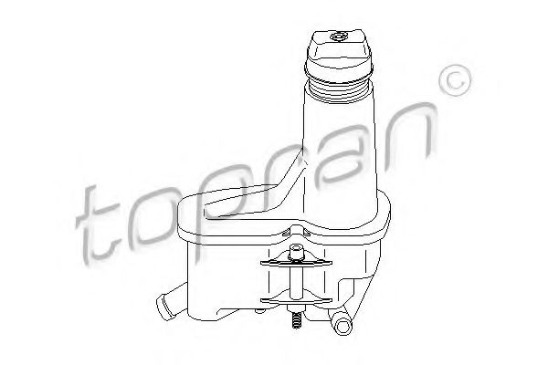 TOPRAN - 108 569 - Компенсационный бак, гидравлического масла услителя руля (Рулевое управление)