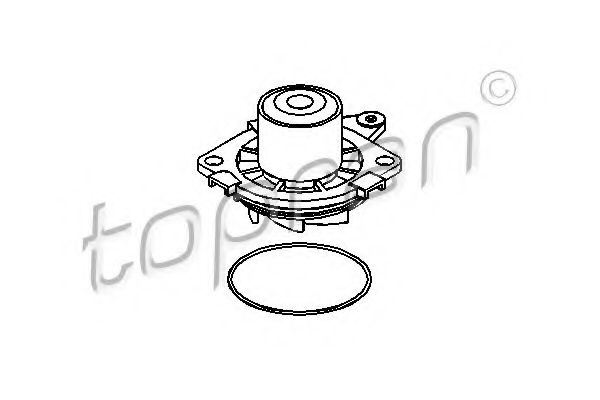 TOPRAN - 206 962 - Водяной насос (Охлаждение)