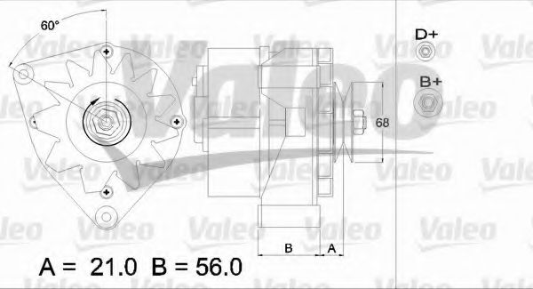 VALEO - 436625 - Генератор (Генератор)