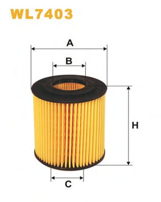 WIX FILTERS - WL7403 - Масляный фильтр (Смазывание)