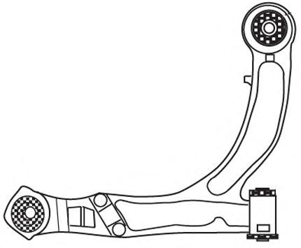 FRAP - 2643 - Рычаг независимой подвески колеса, подвеска колеса (Подвеска колеса)