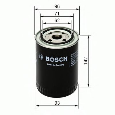 BOSCH - 0 986 452 400 - Масляный фильтр (Смазывание)