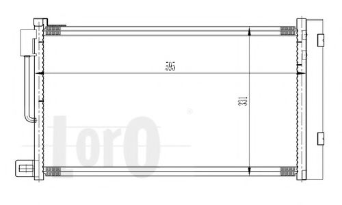 LORO - 016-016-0014 - Конденсатор, кондиционер (Кондиционер)