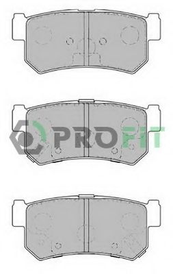 PROFIT - 5000-1937 - Комплект тормозных колодок, дисковый тормоз (Тормозная система)