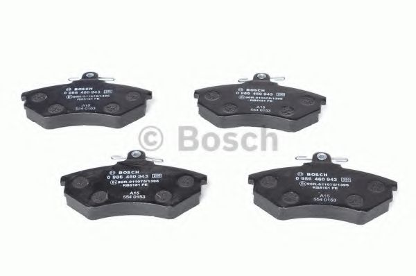 BOSCH - 0 986 460 943 - Комплект тормозных колодок, дисковый тормоз (Тормозная система)