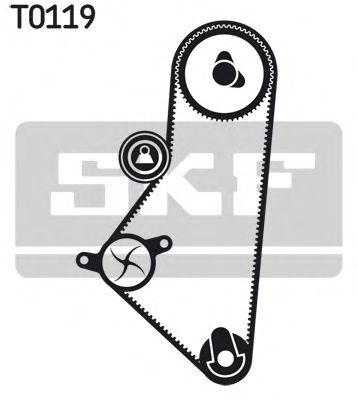 SKF - VKMA 03202 - Комплект ремня ГРМ (Ременный привод)