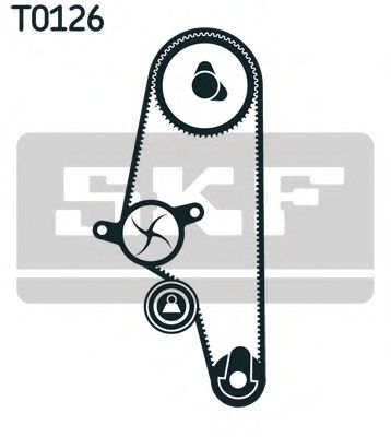 SKF - VKMC 01106-2 - Водяной насос + комплект зубчатого ремня (Охлаждение)