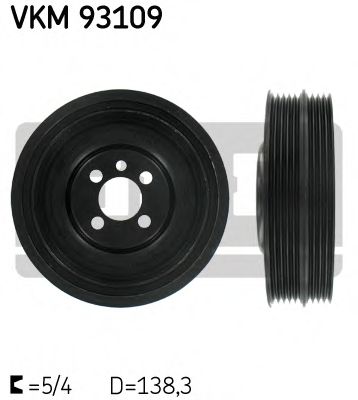 SKF - VKM 93109 - Ременный шкив, коленчатый вал (Ременный привод)