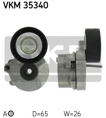 SKF - VKM 35340 - Натяжной ролик, поликлиновойремень (Ременный привод)